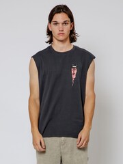 Religion Black Tongue Tank 100% Cotton Top - Image 2 of 5