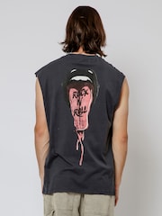 Religion Black Tongue Tank 100% Cotton Top - Image 3 of 5
