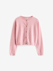 Pink Button Up Cardigan (3-16yrs) - Image 4 of 7