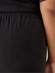 Live Unlimited Charcoal Grey Petite Relaxed Curve Tapered Trousers - Image 4 of 4