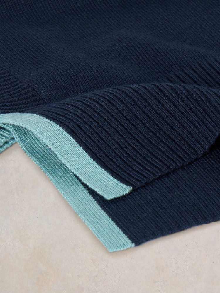 White Stuff Navy Olive Jumper - Image 7 of 7