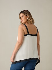Live Unlimited White Curve Hanky Hem Top - Image 3 of 3