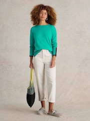 White Stuff Blue Olive Jumper - Image 1 of 6