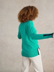 White Stuff Blue Olive Jumper - Image 2 of 6
