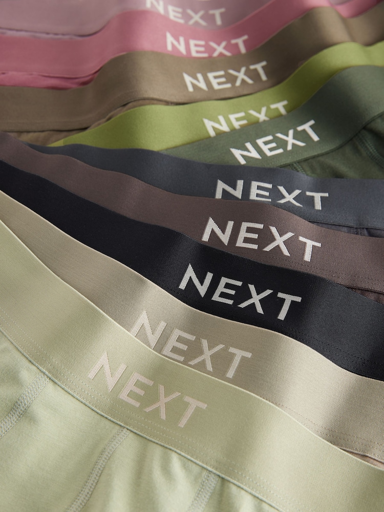 Green/Pink 10 pack Hipster Boxers - Image 13 of 13