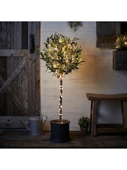 Lights4fun Warm White 100 Micro Outdoor Battery LED Fairy Lights - Image 1 of 2