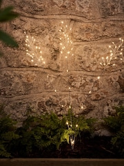 Lights4fun Copper Wavy Grass Solar LED Outdoor Stake Lights - Image 3 of 4