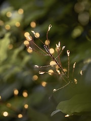 Lights4fun Copper Wavy Grass Solar LED Outdoor Stake Lights - Image 4 of 4