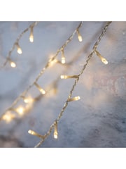 Lights4fun Clear Outdoor 800 Dual LED Cable String Line Lights - Image 2 of 4