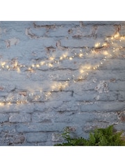 Lights4fun Clear 360 Solar USB Dual LED Cable Outdoor Compact Line Lights - Image 9 of 10