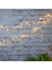 Lights4fun Clear 360 Solar USB Dual LED Cable Outdoor Compact Line Lights - Image 2 of 5