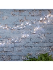 Lights4fun Clear 360 Solar USB Dual LED Cable Outdoor Compact Line Lights - Image 4 of 5