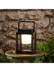 Lights4fun Black Regular Modern Outdoor Solar Lantern - Image 1 of 1