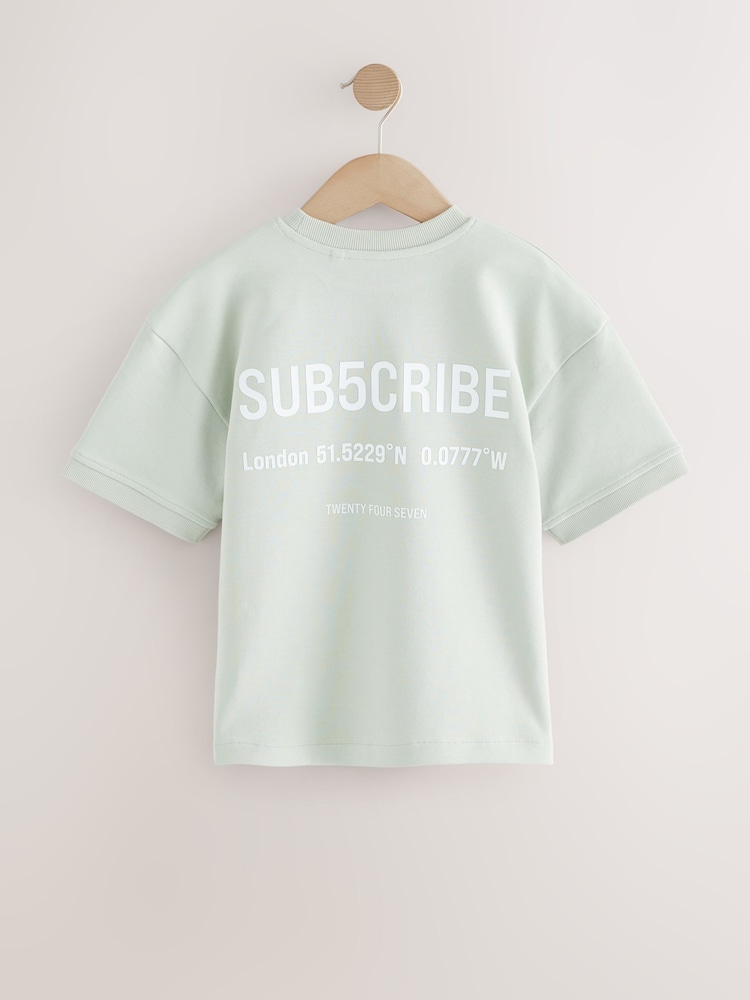 Mineral Graphic Print Heavyweight Short Sleeve T-Shirt (3-16yrs) - Image 2 of 4
