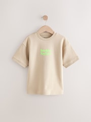 Stone Brooklyn Graphic Print Heavyweight Short Sleeve T-Shirt (3-16yrs) - Image 1 of 4