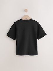 Black New York Graphic Print Heavyweight Short Sleeve T-Shirt (3-16yrs) - Image 2 of 4