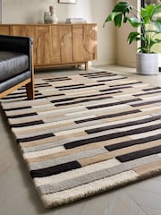 Greige Rio Broken Stripes Rug - Image 2 of 5