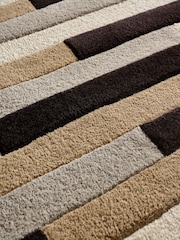 Greige Rio Broken Stripes Rug - Image 3 of 5