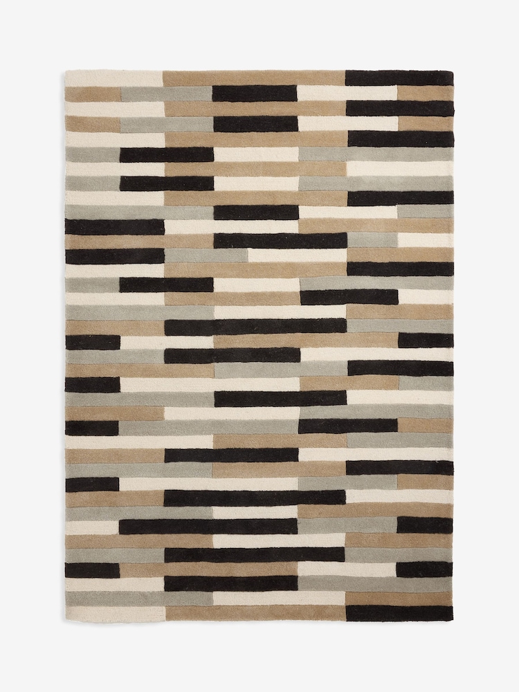 Greige Rio Broken Stripes Rug - Image 5 of 5