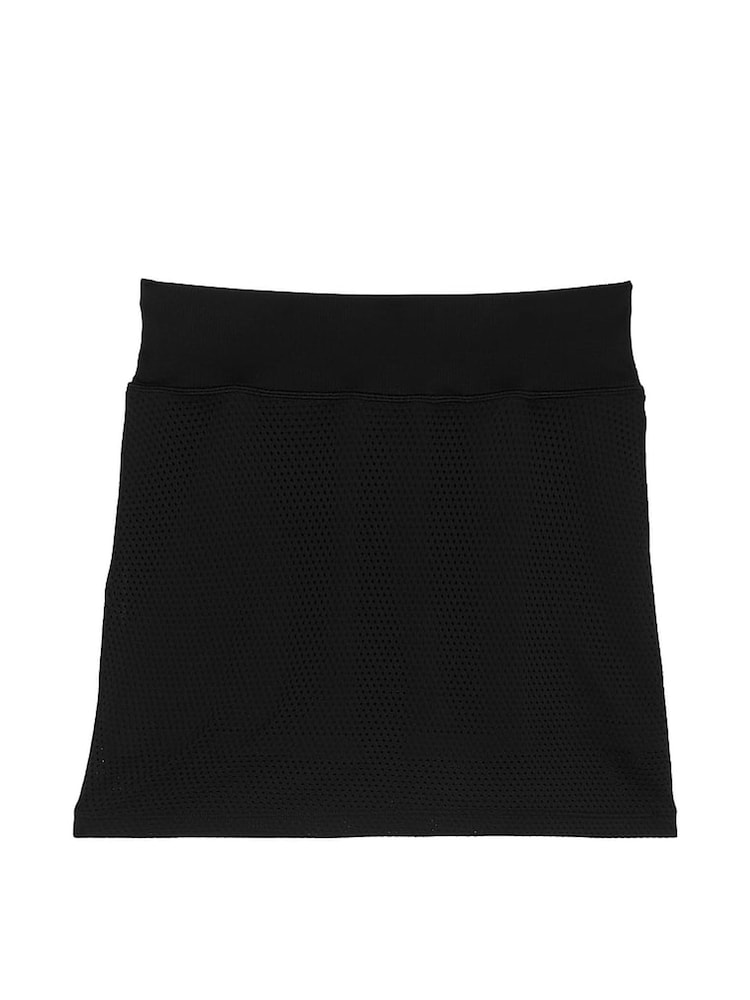 Victoria's Secret PINK Black Seamless Drapey Skort - Image 4 of 4 Victoria's Secret PINK Black Seamless Drapey Skort - Image 4 of 4