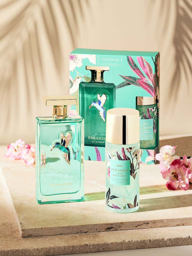 Paradise 100ml Perfume and 145ml Shimmer Body Mist Gift Set - Image 1 of 4