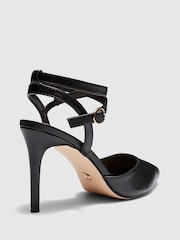 Novo Black Wide Fit Iggie Ankle Strap Two Part Court Shoes - Image 3 of 3