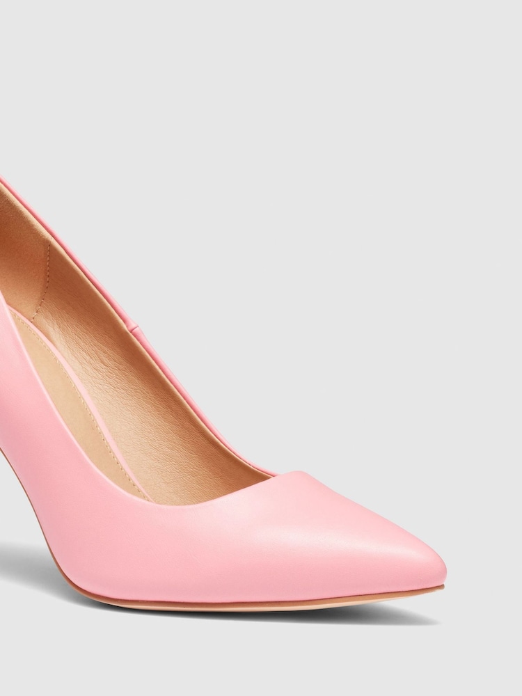 Novo Pink Standard Fit Impossible Point Toe Stiletto Court Shoes - Image 2 of 3