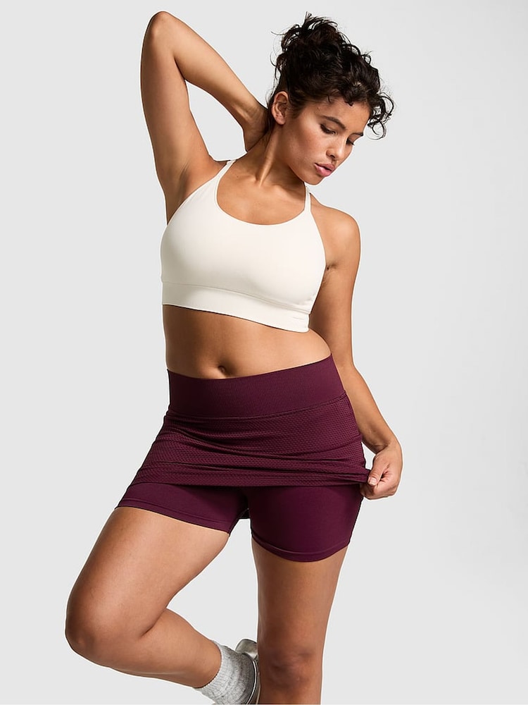 Victoria's Secret PINK Purple Violet Seamless Drapey Skort - Image 1 of 3