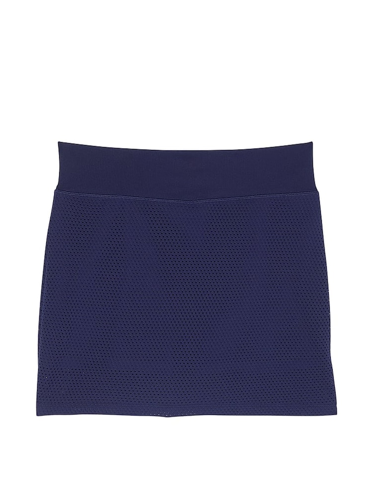 Victoria's Secret PINK Midnight Navy Blue Seamless Drapey Skort - Image 3 of 3 Victoria's Secret PINK Midnight Navy Blue Seamless Drapey Skort - Image 3 of 3