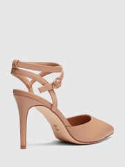 Novo Natural Regular Fit Iggie Ankle Strap Two Part Court Shoes - Image 3 of 3