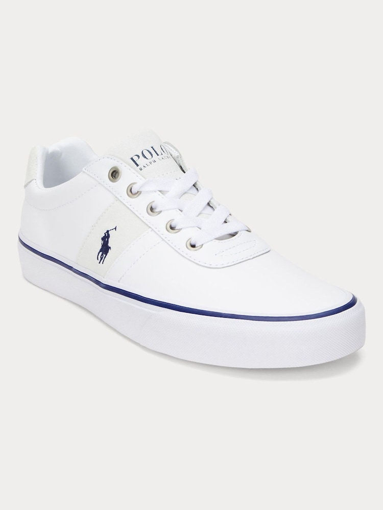Bela - Polo Ralph Lauren Usnje & Suede Hanford Superge - Slika 2 iz 4 Bela - Polo Ralph Lauren Usnje & Suede Hanford Superge - Slika 2 iz 4