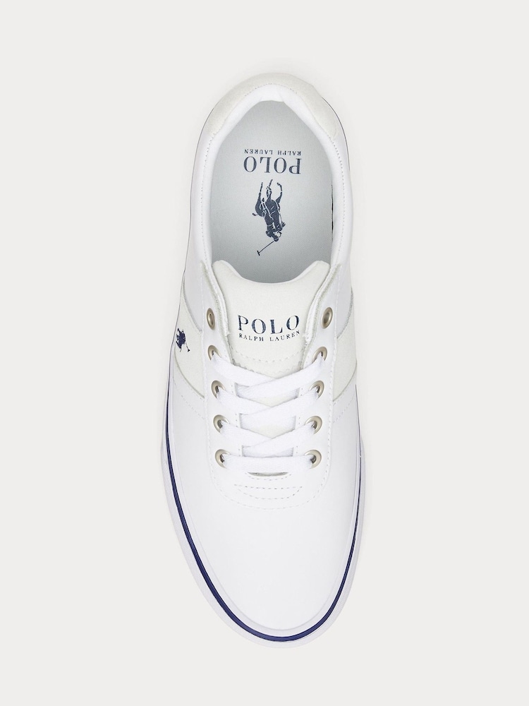 Bela - Polo Ralph Lauren Usnje & Suede Hanford Superge - Slika 4 iz 4 Bela - Polo Ralph Lauren Usnje & Suede Hanford Superge - Slika 4 iz 4
