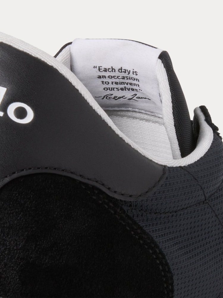 Polo Ralph Lauren Suede & Nylon Train 89 Trainers - Image 5 of 5