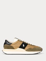 Grün - Polo Ralph Lauren – Train 89 – Sneaker aus Veloursleder-Mix - Bild 1 von 5