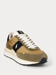 Grün - Polo Ralph Lauren – Train 89 – Sneaker aus Veloursleder-Mix - Bild 2 von 5