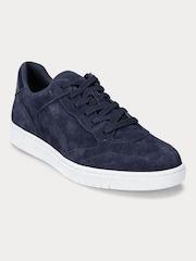 Polo Ralph Lauren Suede Polo Court Lux Trainers - Image 2 of 4