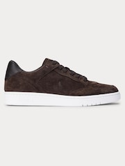 Polo Ralph Lauren Suede Polo Court Lux Trainers - Image 1 of 4