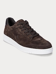Polo Ralph Lauren Suede Polo Court Lux Trainers - Image 2 of 4