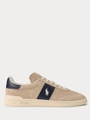 Polo Ralph Lauren Suede Heritage Aera Gum Sole Trainers - Image 1 of 4