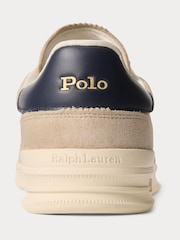 Polo Ralph Lauren Suede Heritage Aera Gum Sole Trainers - Image 4 of 4