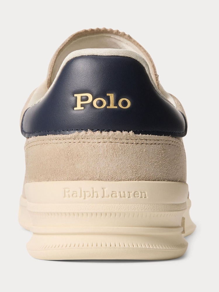 Polo Ralph Lauren Suede Heritage Aera Gum Sole Trainers - Image 4 of 4