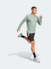adidas Black Own the Run CLIMACOOL 2-in-1 Shorts - Image 3 of 6