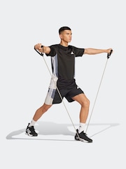 adidas Black Train Essentials Seasonal Colorblock Shorts - Image 3 of 6