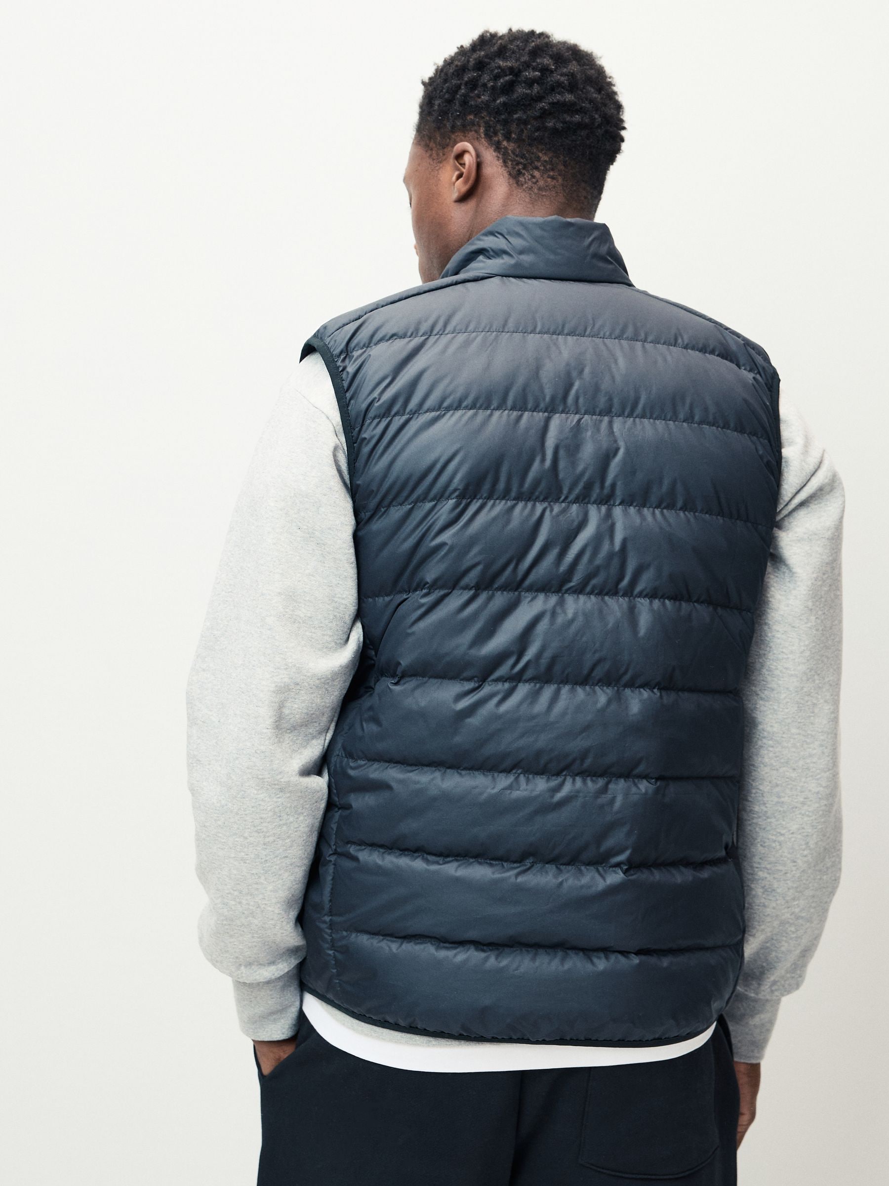 Buy adidas Black Essentials 3-Stripes Light Down Vest from Next USA