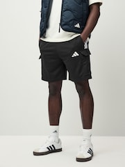 adidas Black Tiro Cargo Shorts - Image 1 of 6