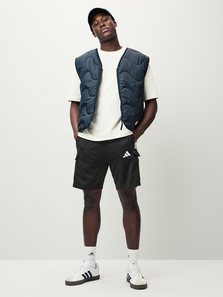 adidas Black Tiro Cargo Shorts - Image 2 of 6