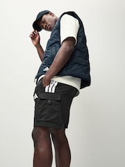 adidas Black Tiro Cargo Shorts - Image 4 of 6