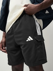 adidas Black Tiro Cargo Shorts - Image 5 of 6