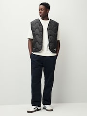 Czarny - adidas Nuganic Light Insulation Gilet - Image 2 of 6