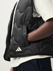 Czarny - adidas Nuganic Light Insulation Gilet - Image 4 of 6